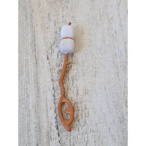 Marshmallow stick s'more doll accessory prop toy figure